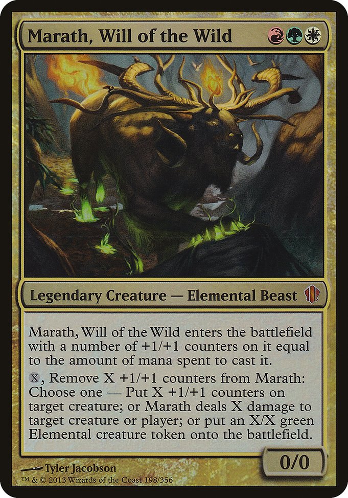 Marath, Will of the Wild from Commander 2013 Oversized