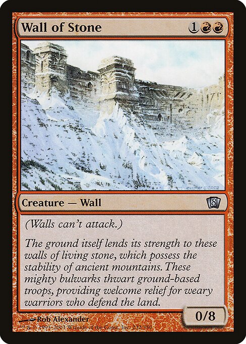 Wall of Stone from Eighth Edition