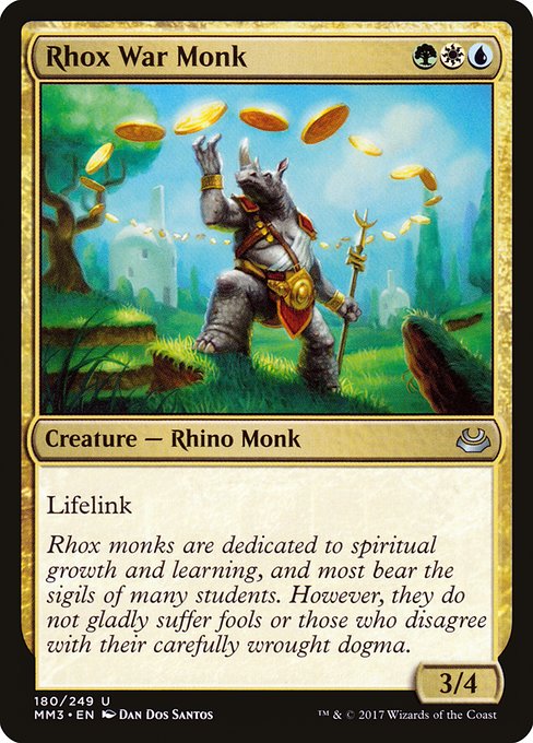 Rhox War Monk from Modern Masters 2017