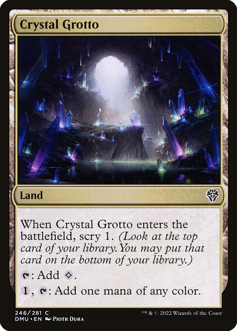 Crystal Grotto from Dominaria United