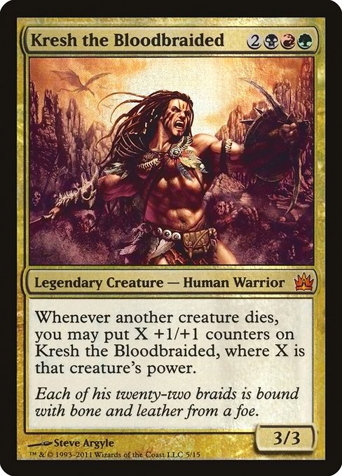 Kresh the Bloodbraided from From the Vault: Legends