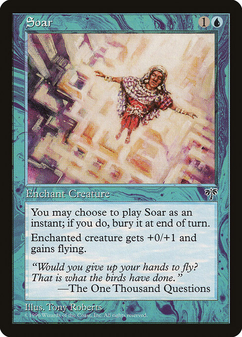 Soar highlighted card art