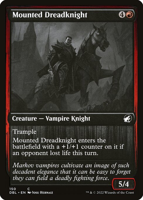 Mounted Dreadknight highlighted card art