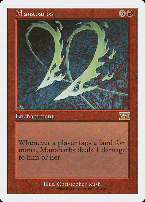 Manabarbs from Classic Sixth Edition