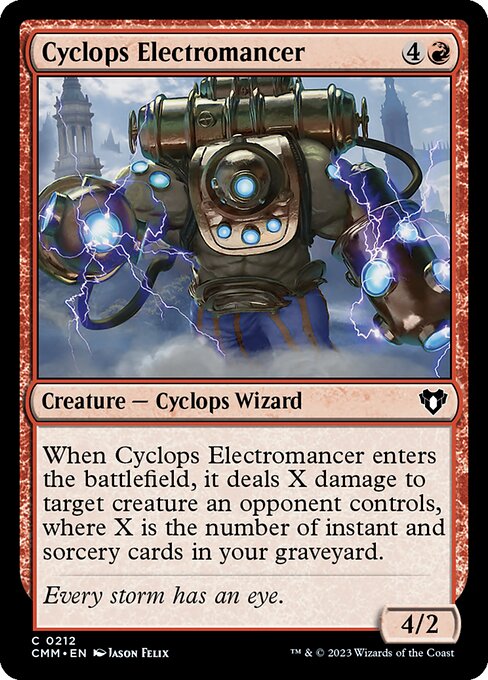 Cyclops Electromancer from Commander Masters