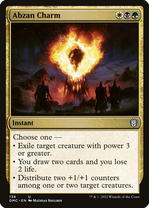 Abzan Charm highlighted card art