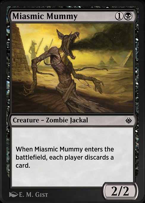 Miasmic Mummy highlighted card art