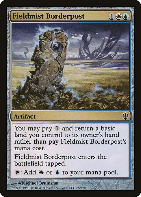 Fieldmist Borderpost highlighted card art