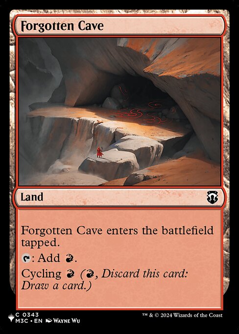 Forgotten Cave highlighted card art