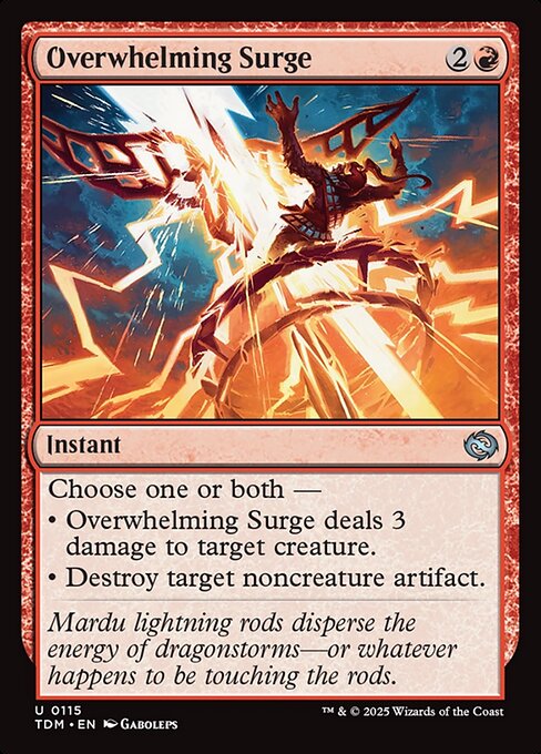 Overwhelming Surge highlighted card art