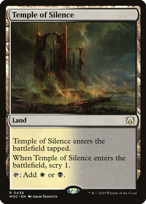 Temple of Silence from March of the Machine Commander