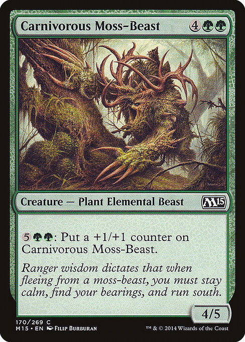 Carnivorous Moss-Beast from Magic 2015