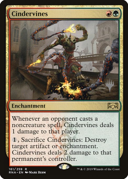 Cindervines from Ravnica Allegiance Promos