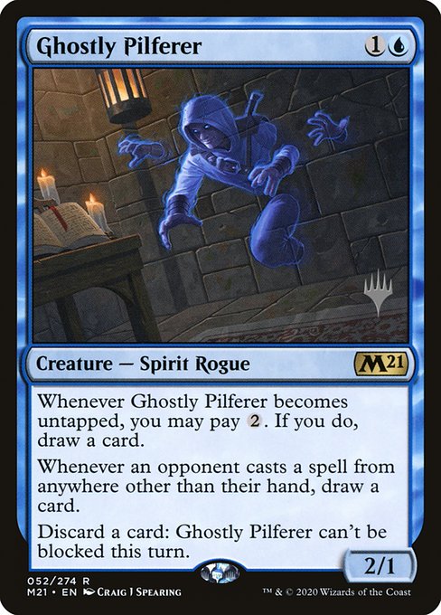 Ghostly Pilferer from Core Set 2021 Promos