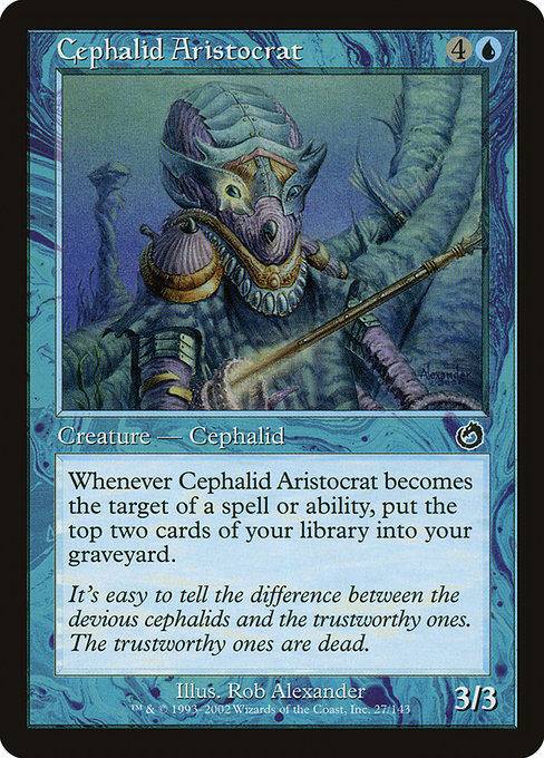 Cephalid Aristocrat highlighted card art