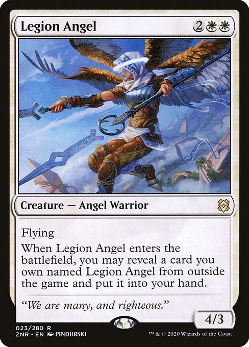 Legion Angel from Zendikar Rising