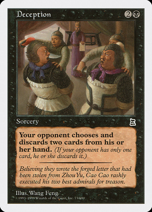Deception highlighted card art