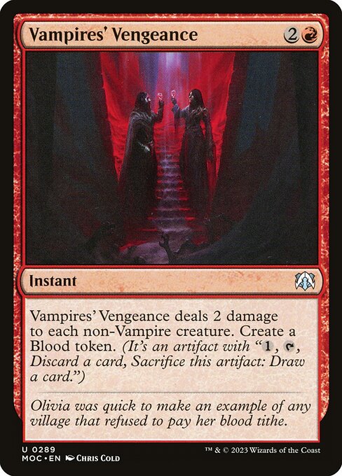Vampires' Vengeance highlighted card art
