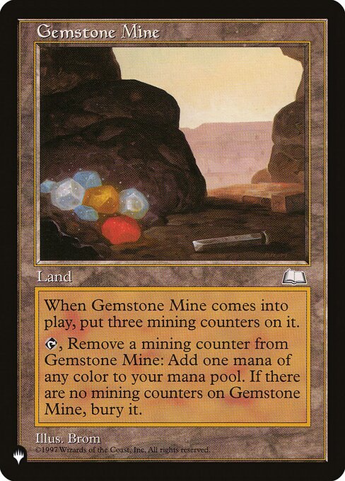 Gemstone Mine highlighted card art