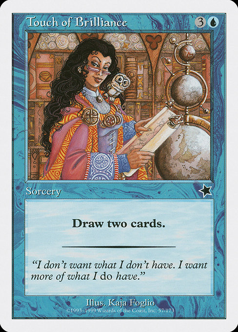 Touch of Brilliance highlighted card art