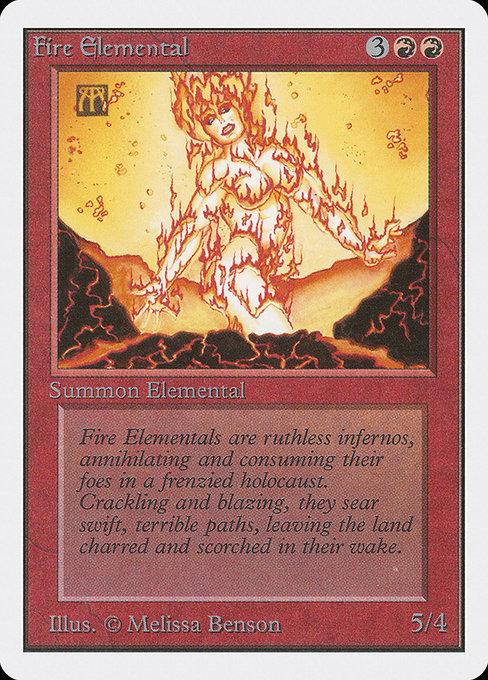 Fire Elemental from Unlimited Edition