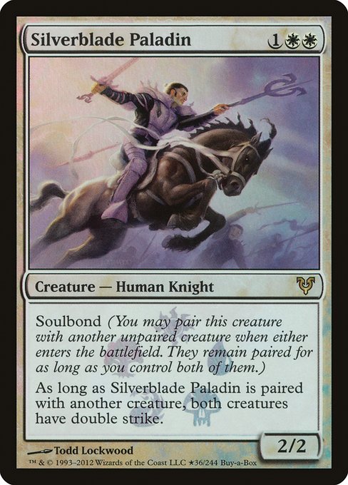 Silverblade Paladin from Avacyn Restored Promos