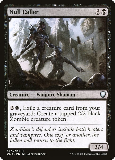 Null Caller highlighted card art