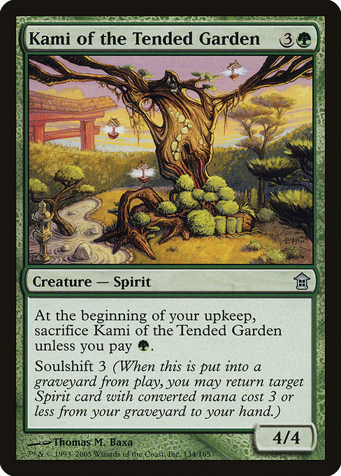 Kami of the Tended Garden highlighted card art