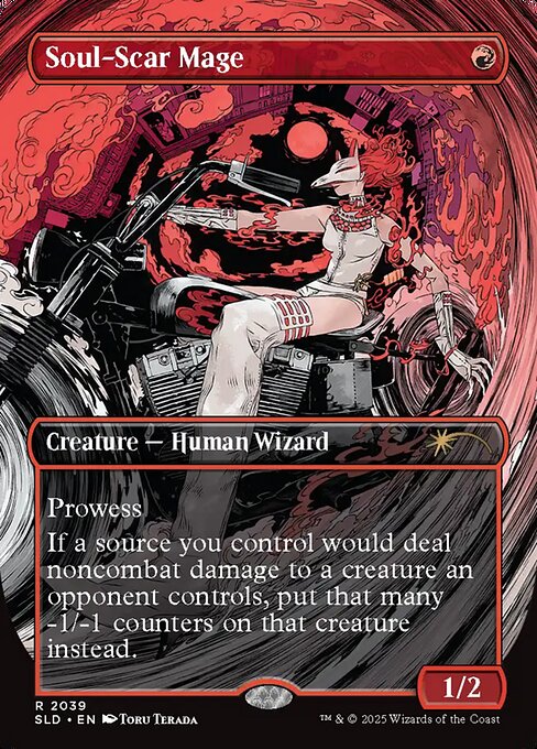 Soul-Scar Mage highlighted card art
