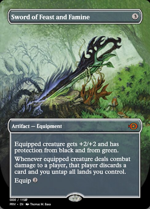 Sword of Feast and Famine from Magic Online Promos