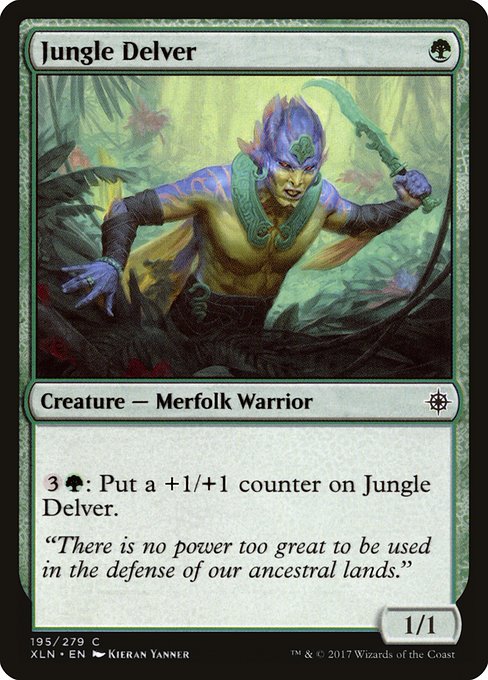 Jungle Delver from Ixalan