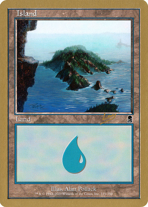 Island from World Championship Decks 2002