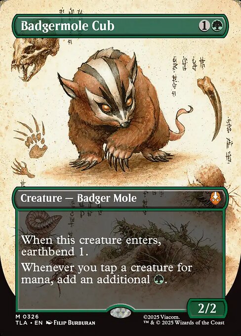 Badgermole Cub from Avatar: The Last Airbender