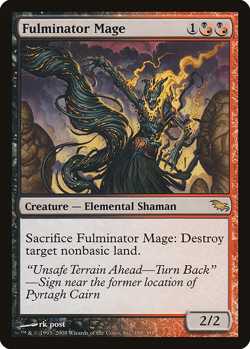 Fulminator Mage from Shadowmoor
