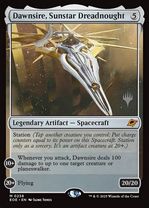 Dawnsire, Sunstar Dreadnought from Edge of Eternities Promos