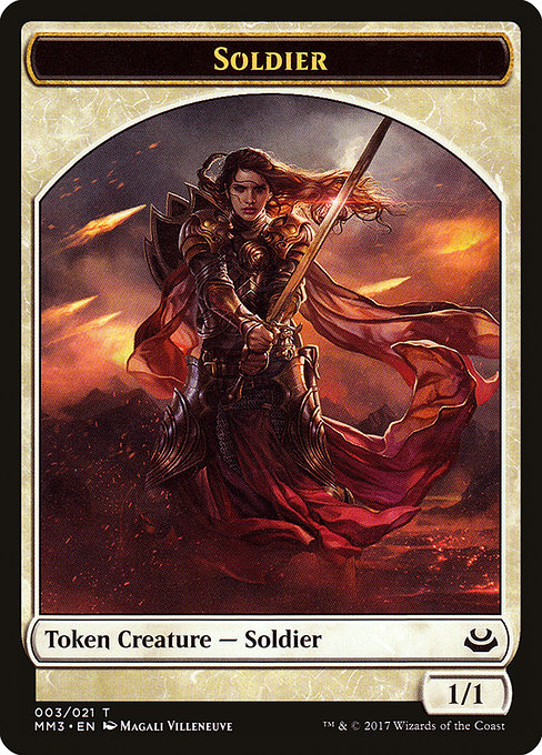 Soldier from Modern Masters 2017 Tokens