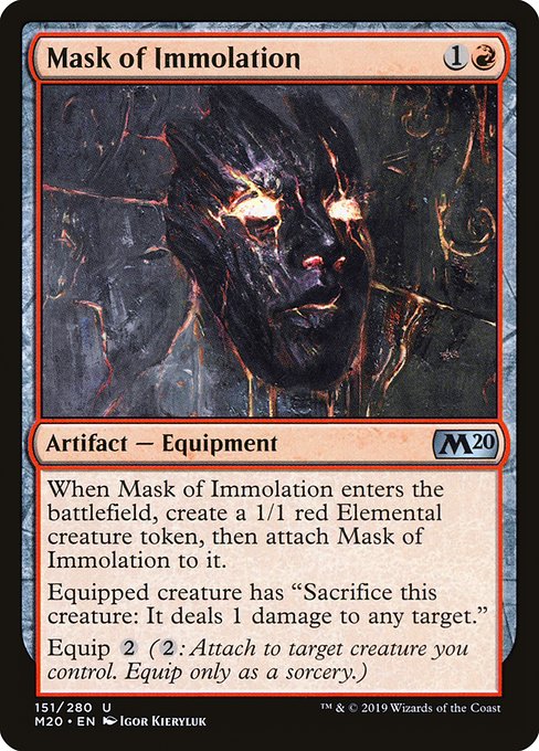 Mask of Immolation highlighted card art