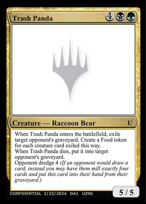 Trash Panda highlighted card art