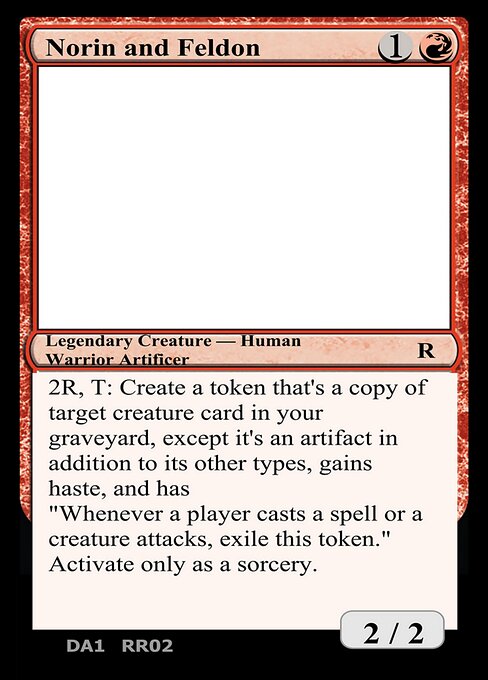 Norin and Feldon highlighted card art