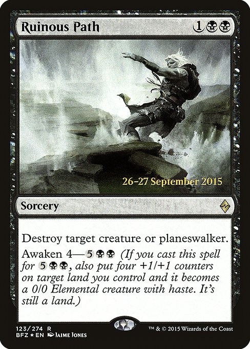 Ruinous Path from Battle for Zendikar Promos