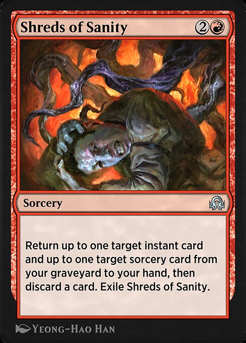 Shreds of Sanity highlighted card art
