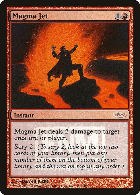 Magma Jet from Friday Night Magic 2009
