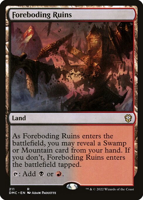 Foreboding Ruins from Dominaria United Commander