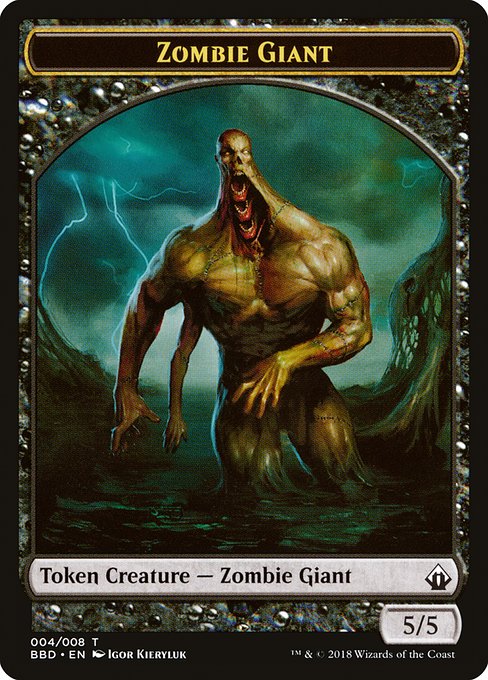 Zombie Giant highlighted card art