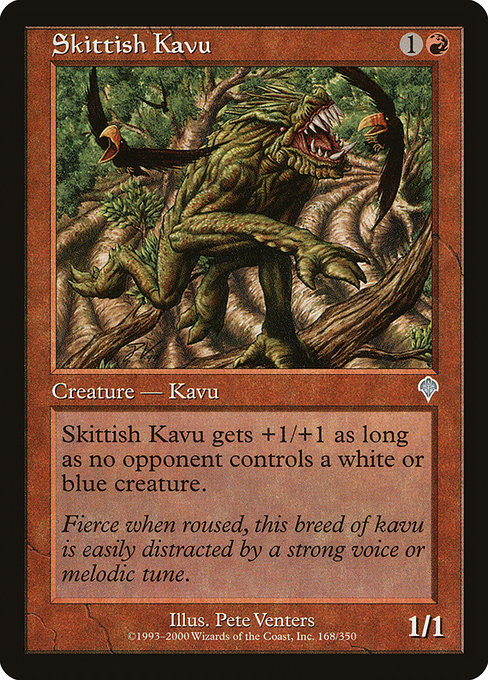 Skittish Kavu highlighted card art