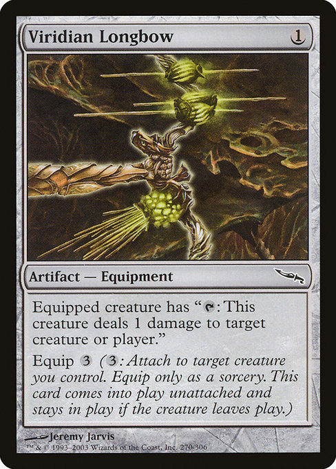 Viridian Longbow from Mirrodin