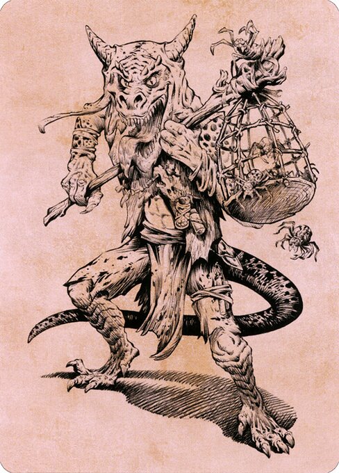 Taunting Kobold // Taunting Kobold from Battle for Baldur's Gate Art Series