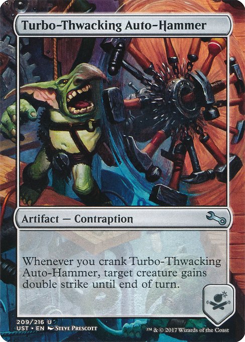 Turbo-Thwacking Auto-Hammer highlighted card art