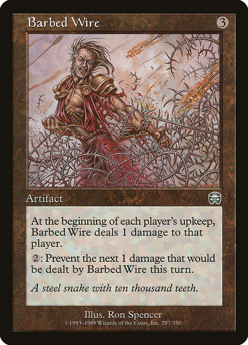 Barbed Wire highlighted card art