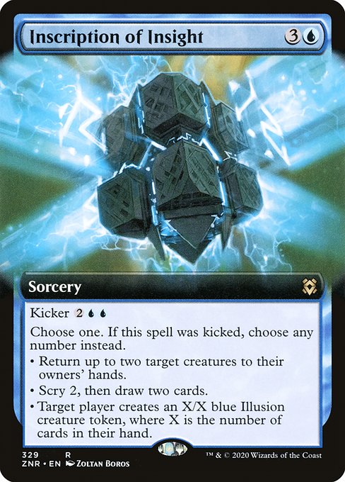 Inscription of Insight from Zendikar Rising